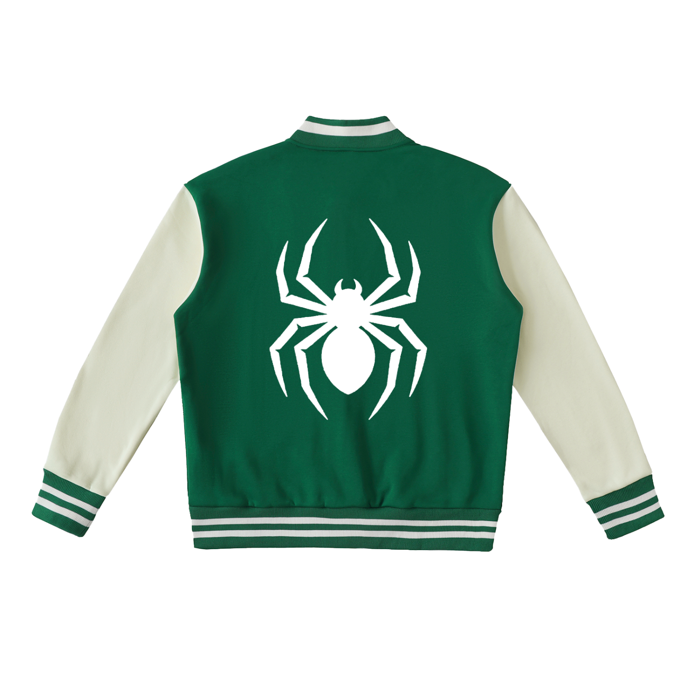 Strctly Business Two-Tone Fleeced Varsity Jacket