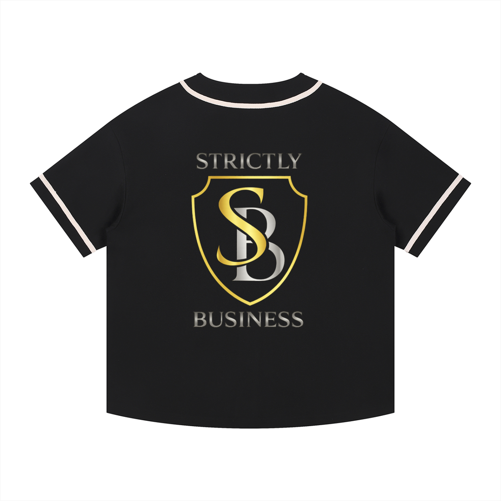 Strictly Business Contrast Piped Button-Up Jersey