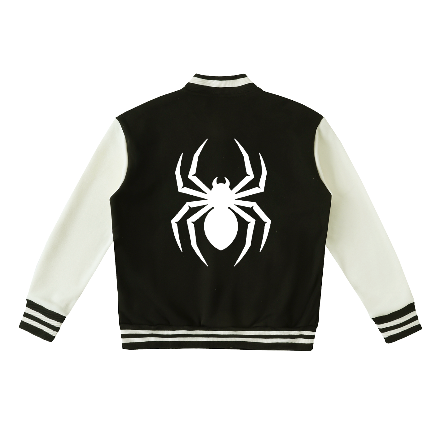 Strctly Business Two-Tone Fleeced Varsity Jacket