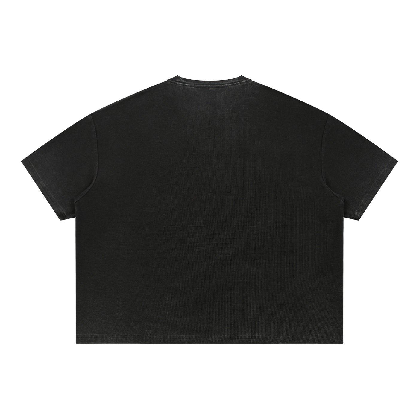Strictly Business Unisex Vintage Wash Sunfade Boxy Waffle T-Shirt