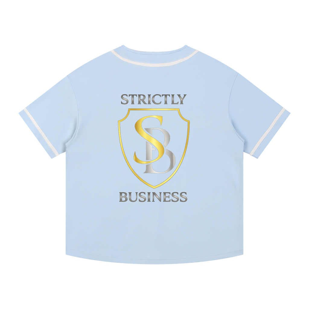 Strictly Business Contrast Piped Button-Up Jersey